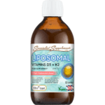 Vegan liposomal vitamin D3 and K2 liquid 300ml 2