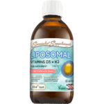 Vegan liposomal vitamin D3 and K2 liquid 300ml 5