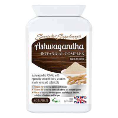 ashwagandha botanical complex 90 capsules adaptogenic adrenal formula 3