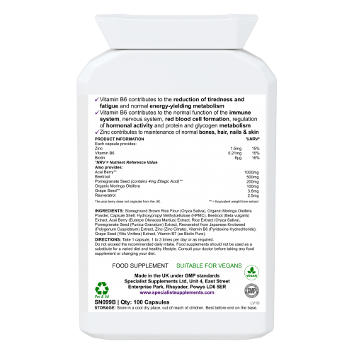 Acai Immuno Defence v2 SN099B FP 3pp DEFAULT FP200ML back 500x500 1