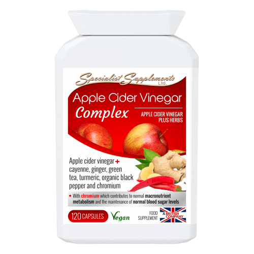 Apple Cider Vinegar Complex is a herbal supplement designed for weight management and digestive health 3