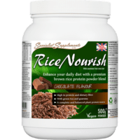 RiceNourish Chocolate Flavour Rice Protein 500g Powder (2)