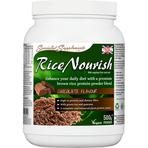 RiceNourish Chocolate Flavour Rice Protein 500g Powder (2)